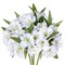 Alstroemeria Artificial Flowers Bulk Peruvian Lily Faux Bouquet 18” Long Stems Silk Petals Wedding Decoration Mothers Day Gift, 4pcs